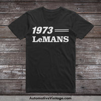 1973 Pontiac Lemans Classic Muscle Car T-Shirt Black / S Model T-Shirt