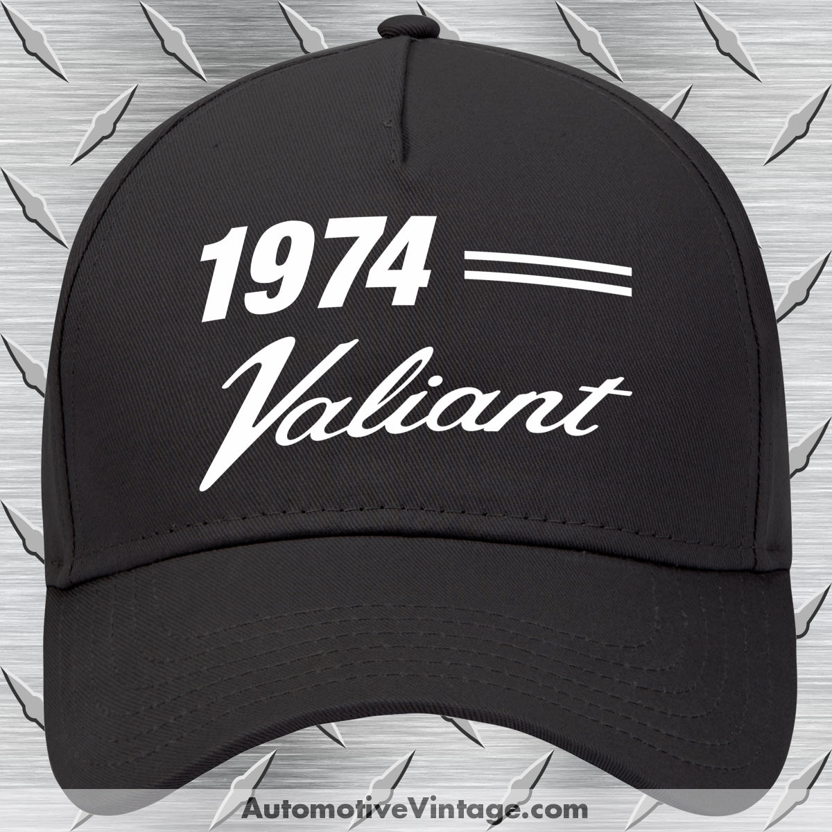 1974 74 Plymouth Valiant Car Hat Black Car Model Hat