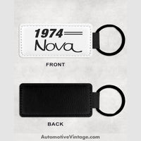 1974 Chevrolet Nova Leather Car Key Chain Model Keychains