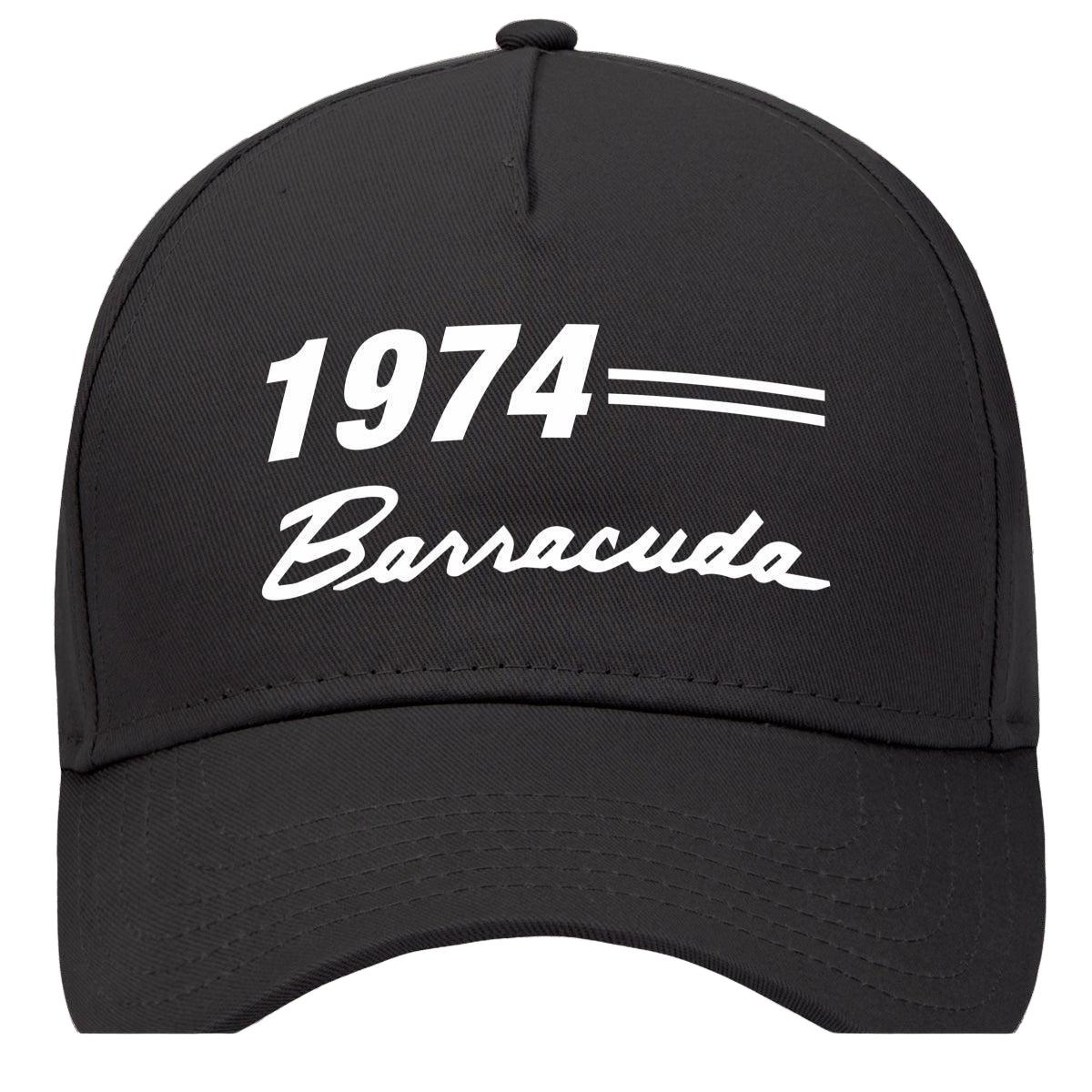 1974 Plymouth Barracuda Car Hat Black Model
