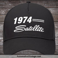 1974 Plymouth Satellite Car Hat Black Model