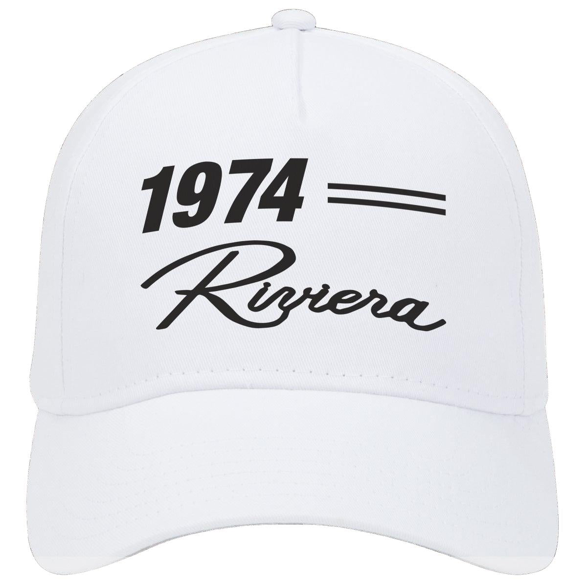 1974 Buick Riviera Classic Car Model Hat White