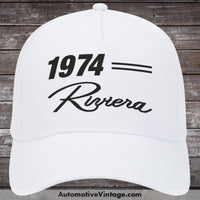 1974 Buick Riviera Classic Car Model Hat White
