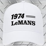 1974 Pontiac Lemans Car Model Hat White