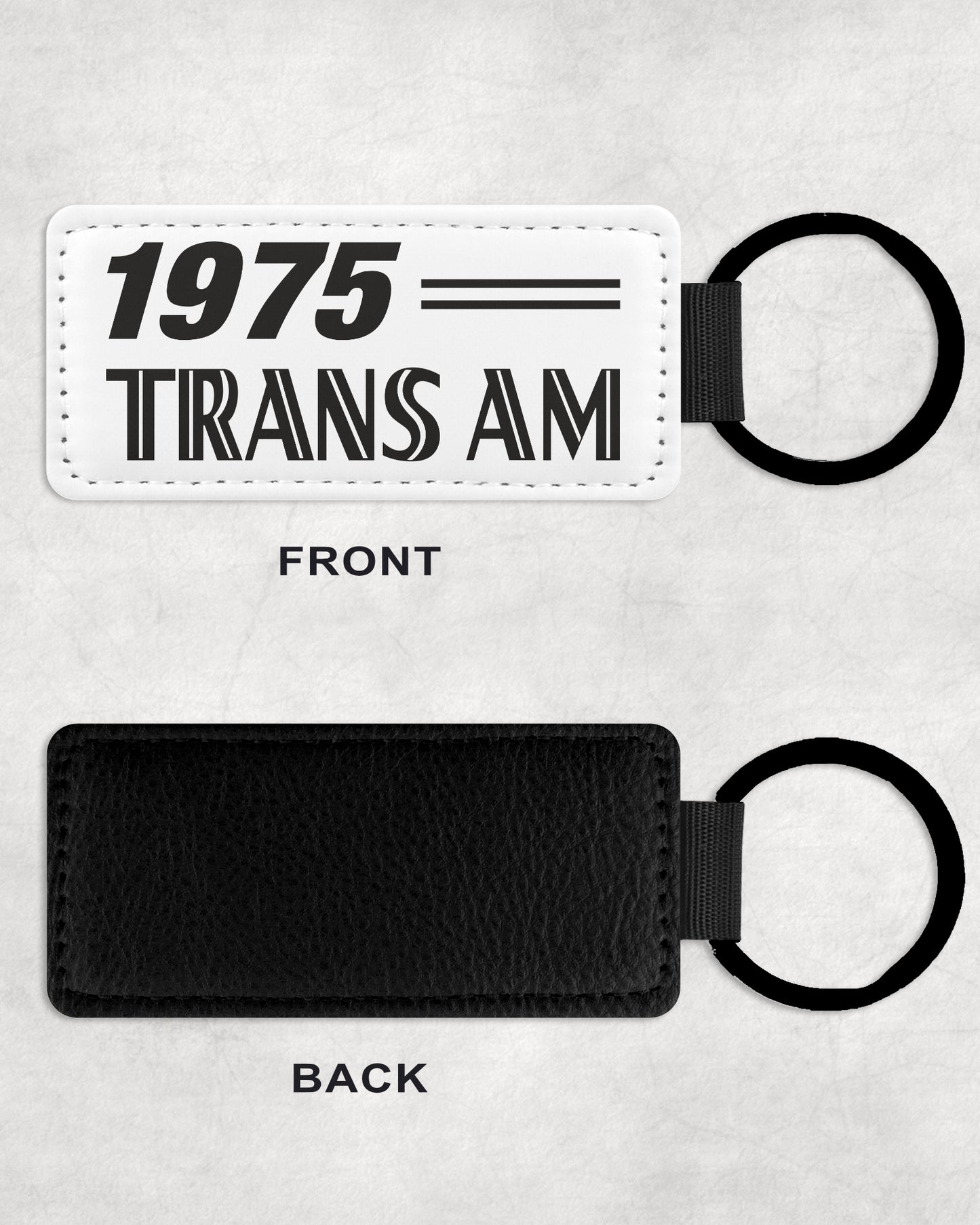1975 75 Pontiac Trans Am Leather Car Keychain