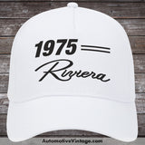 1975 Buick Riviera Classic Car Model Hat White