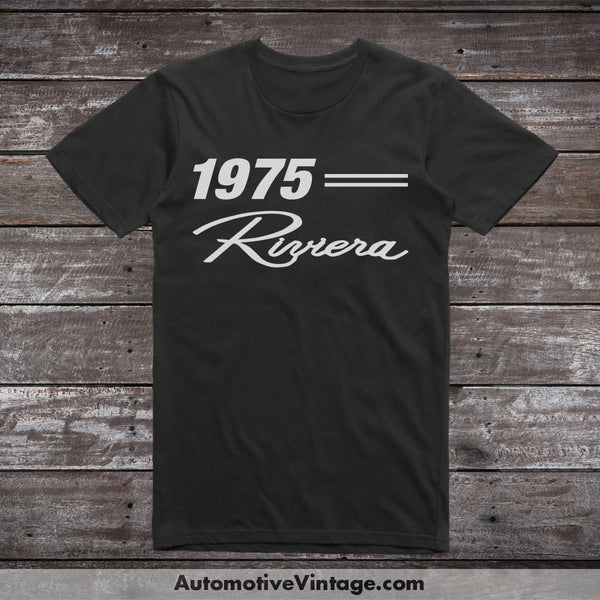 1975 Buick Riviera Classic Car T-Shirt Black / S Model T-Shirt