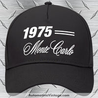 1975 Chevrolet Monte Carlo Classic Car Hat Black Model