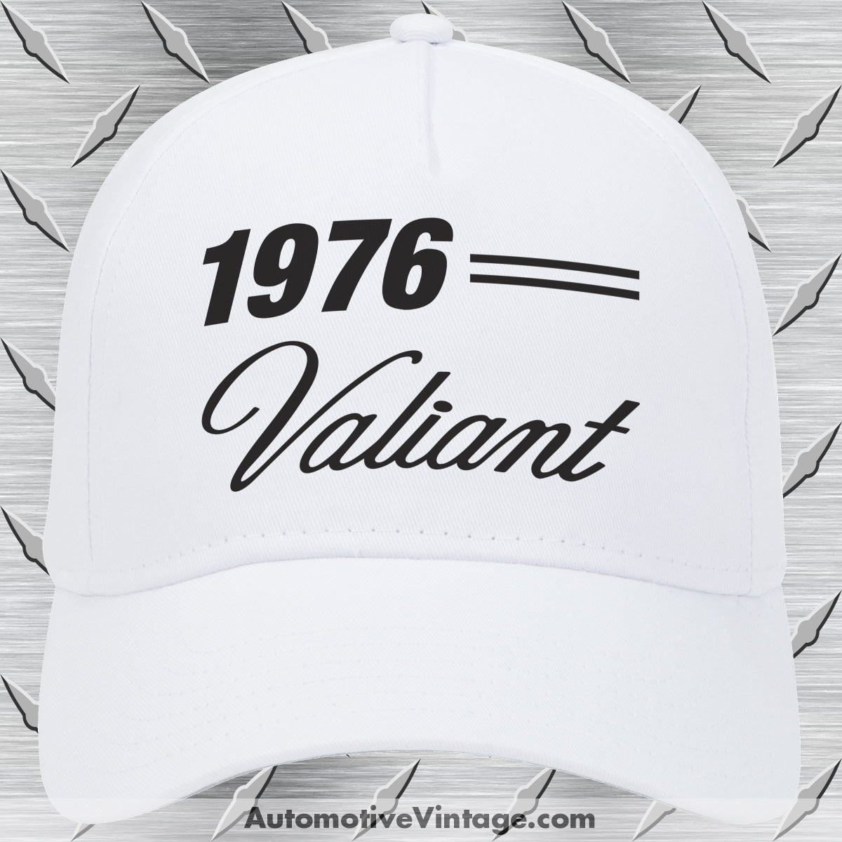 1976 76 Plymouth Valiant Car Hat White Car Model Hat