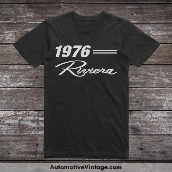 1976 Buick Riviera Classic Car T-Shirt Black / S Model T-Shirt
