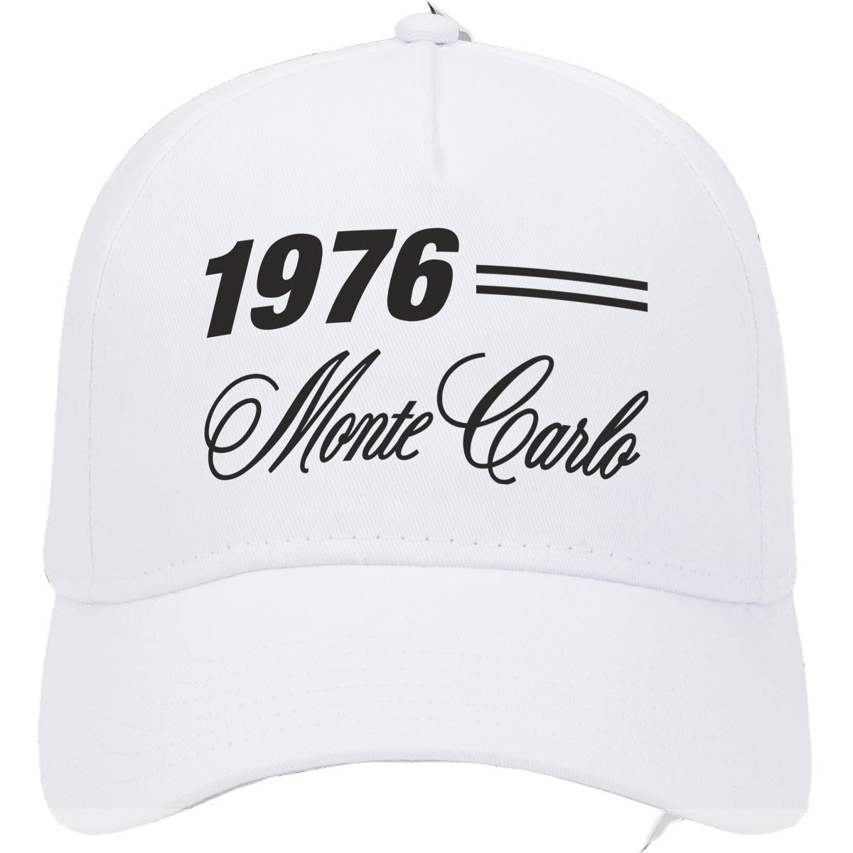 1976 Chevrolet Monte Carlo Classic Car Hat White Model