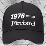 1976 Pontiac Firebird Car Model Hat Black