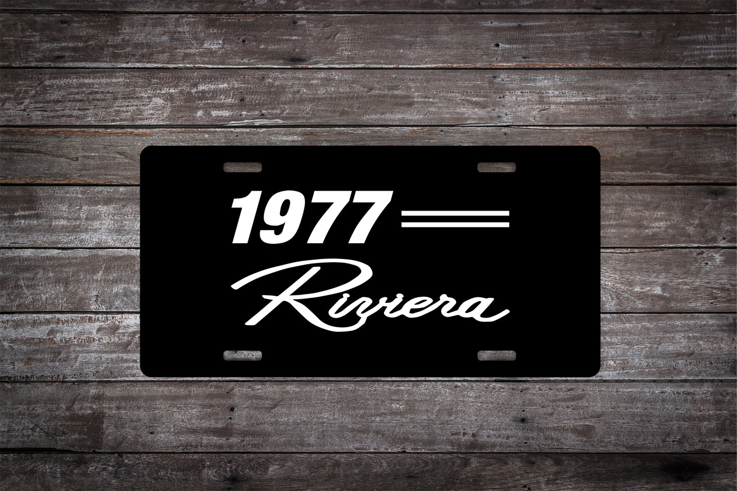 1977 77 Buick Riviera Car License Plate
