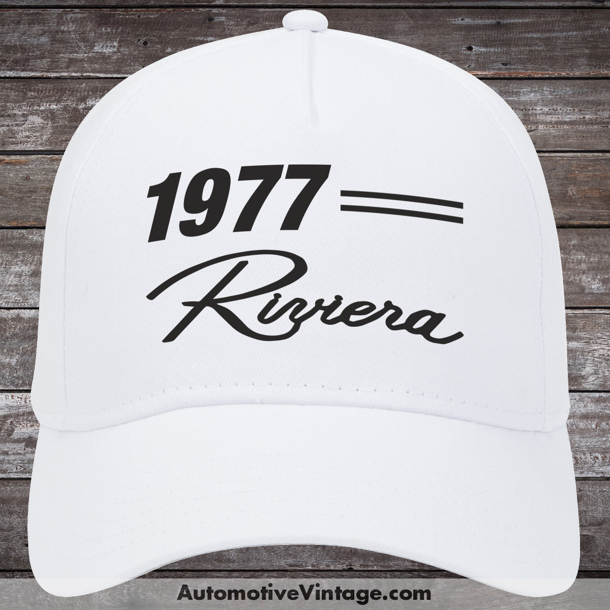 1977 Buick Riviera Classic Car Model Hat White