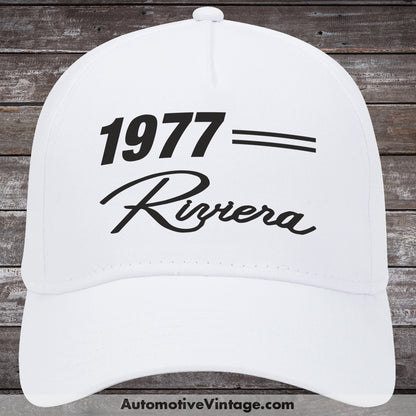 1977 Buick Riviera Classic Car Model Hat White