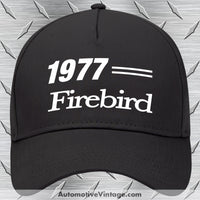 1977 Pontiac Firebird Car Model Hat Black