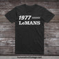 1977 Pontiac Lemans Classic Muscle Car T-Shirt Black / S Model T-Shirt