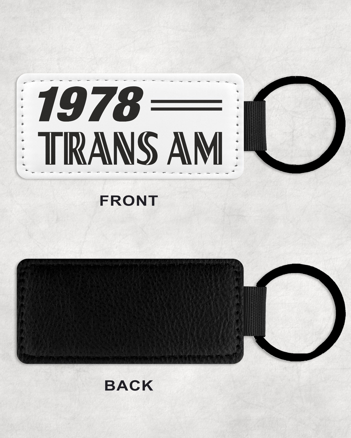 1978 78  Pontiac Trans Am Leather Car Keychain