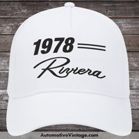 1978 Buick Riviera Classic Car Model Hat White