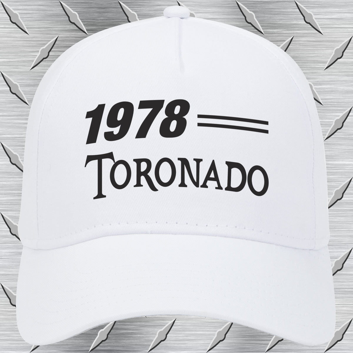 1978 Oldsmobile Toronado Baseball Cap Car Hat White Model