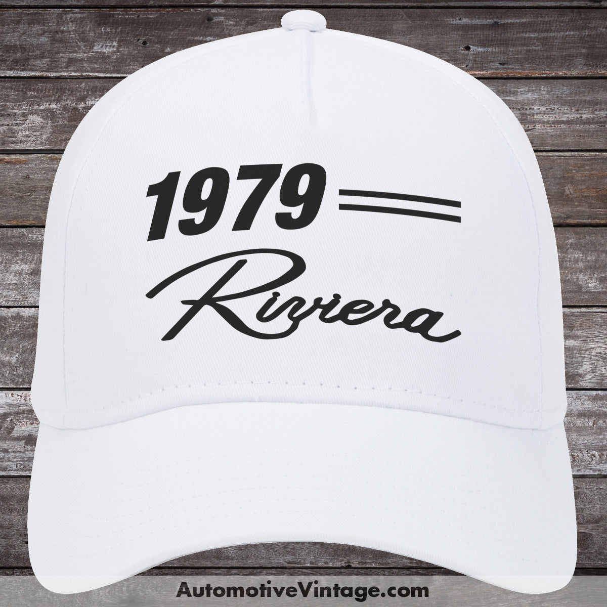 1979 Buick Riviera Classic Car Model Hat White
