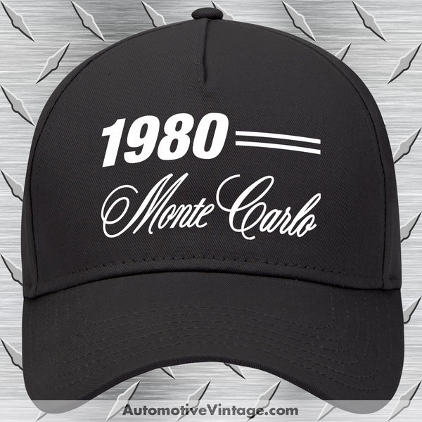 1980 Chevrolet Monte Carlo Classic Car Hat Black Model