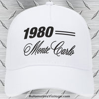 1980 Chevrolet Monte Carlo Classic Car Hat White Model