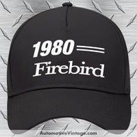 1980 Pontiac Firebird Car Model Hat Black