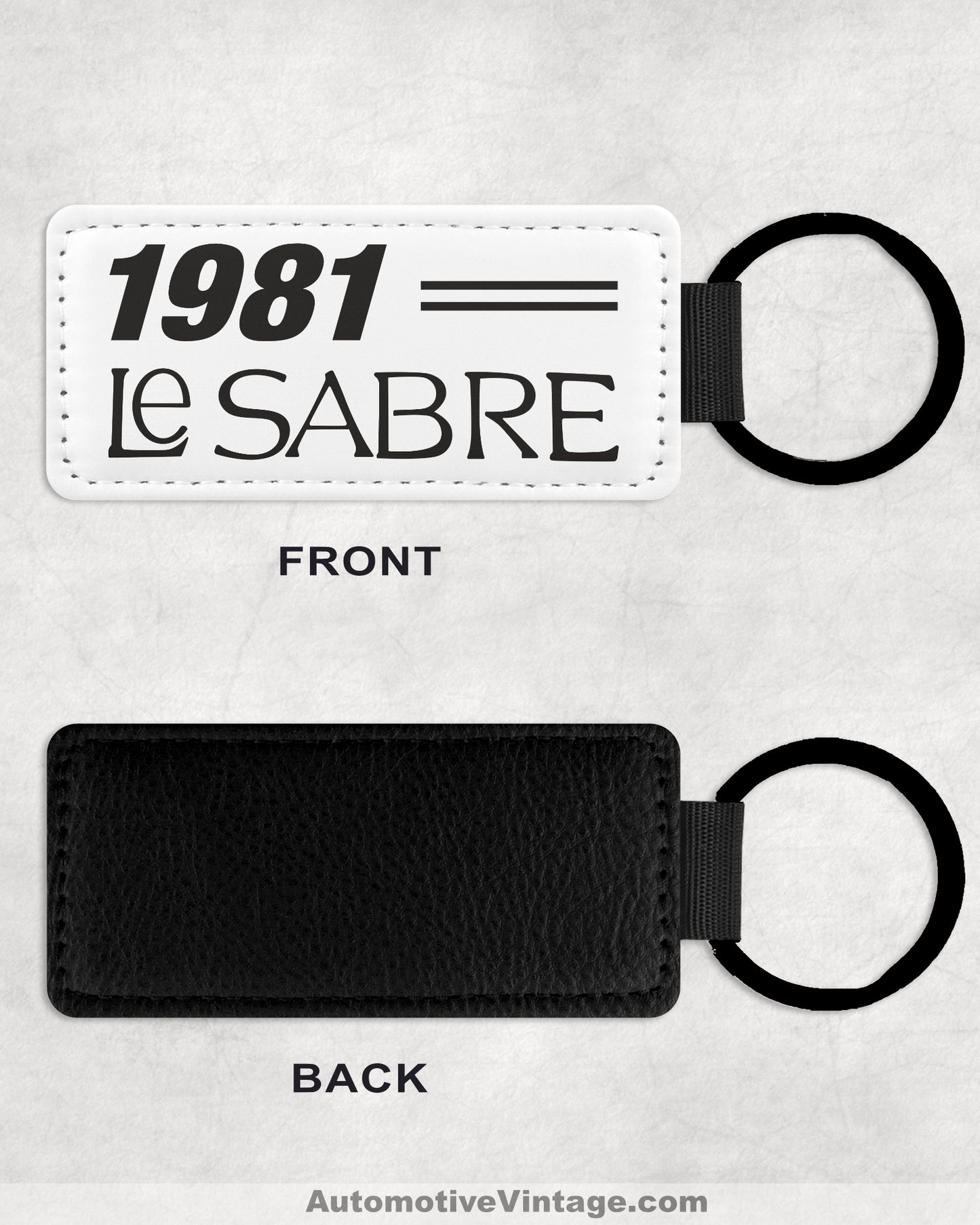 1981 81 Buick LeSabre Leather Car Keychain