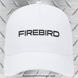 1982-1989 Years Pontiac Firebird Car Model Hat White