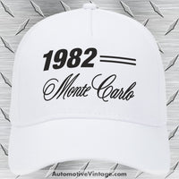 1982 Chevrolet Monte Carlo Classic Car Hat White Model