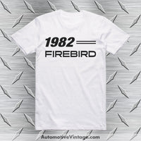 1982 Pontiac Firebird T-Shirt White / S Car Model T-Shirt