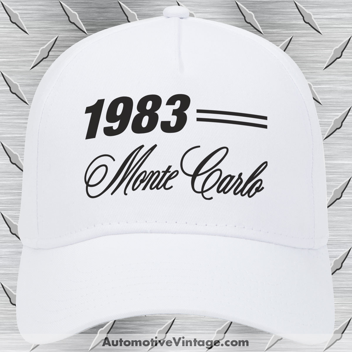 1983 Chevrolet Monte Carlo Classic Car Hat White Model