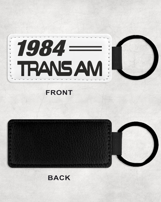 1984 84 Pontiac Trans Am Leather Car Keychain
