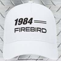 1984 Pontiac Firebird Car Model Hat White