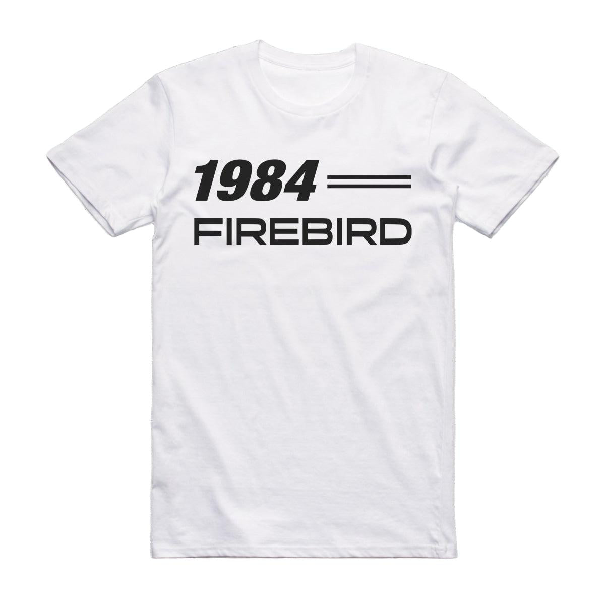 1984 Pontiac Firebird T-Shirt White / S Car Model T-Shirt