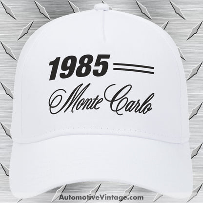 1985 Chevrolet Monte Carlo Classic Car Hat White Model