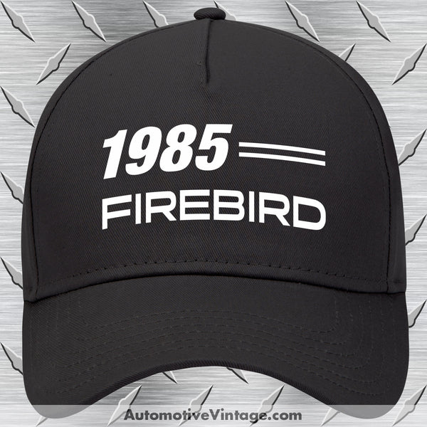 1985 Pontiac Firebird Car Model Hat Black