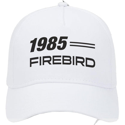 1985 Pontiac Firebird Car Model Hat White