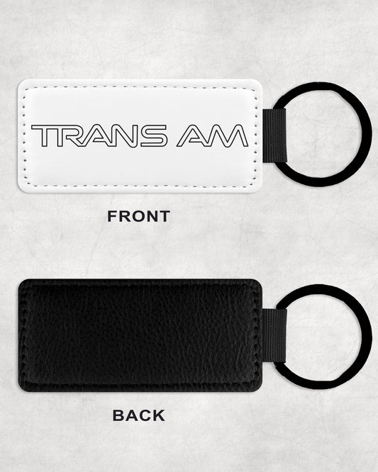 1987-1992 Pontiac Trans Am Emblem Leather Car Keychain