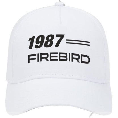 1987 Pontiac Firebird Car Model Hat White