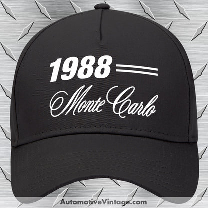 1988 Chevrolet Monte Carlo Classic Car Hat Black Model
