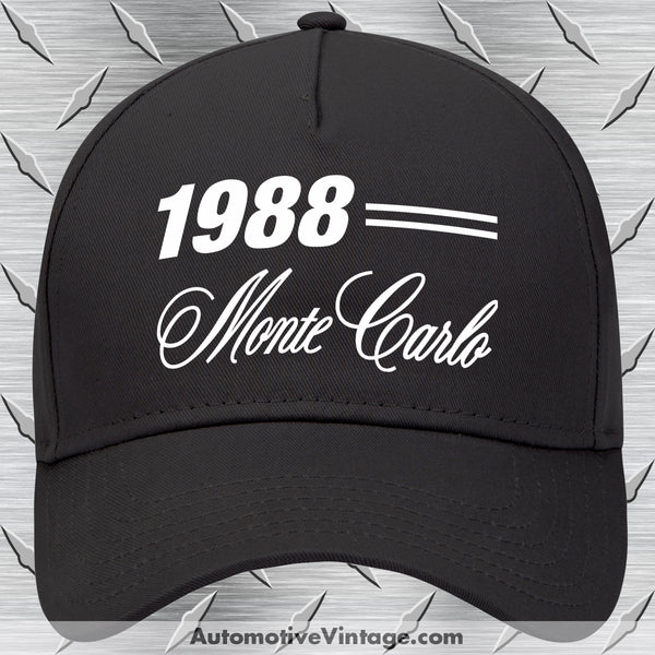 1988 Chevrolet Monte Carlo Classic Car Hat Black Model