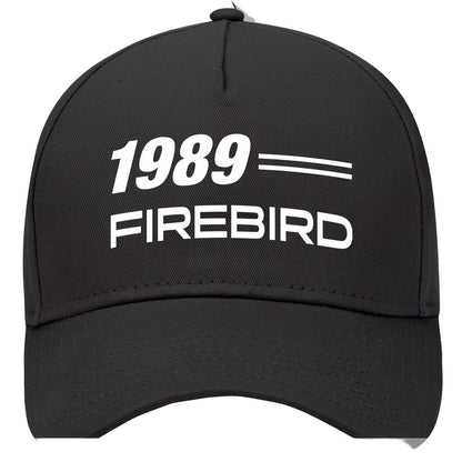 1989 Pontiac Firebird Car Model Hat Black