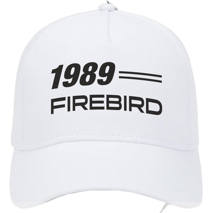 1989 Pontiac Firebird Car Model Hat White
