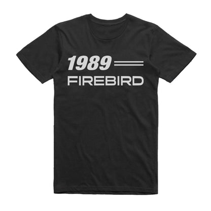 1989 Pontiac Firebird T-Shirt Black / S Car Model T-Shirt