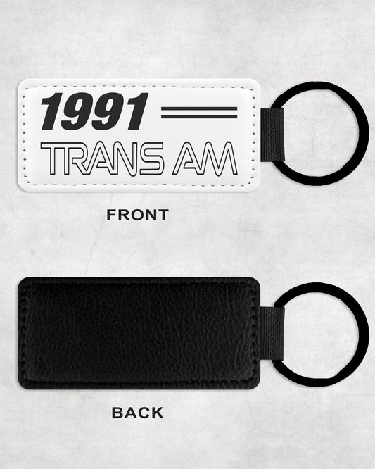 1991 91 Pontiac Trans Am Leather Car Keychain