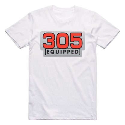 General Motors 305 Equipped Engine Size Car T-shirt