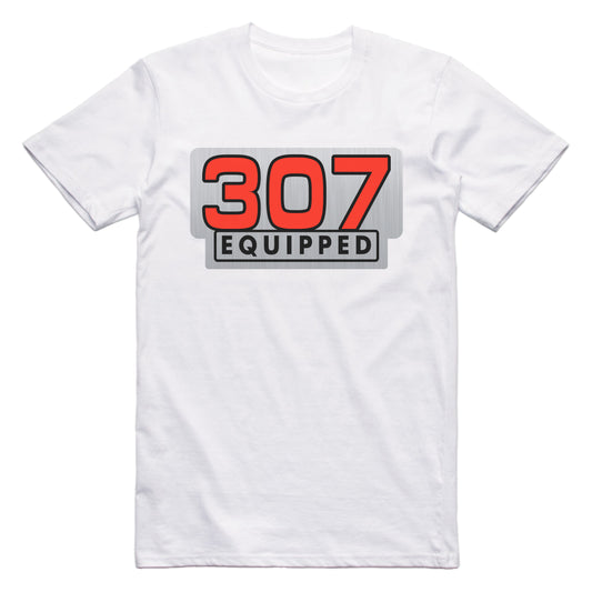 General Motors 307 Equipped Engine Size Car T-shirt