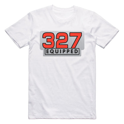 General Motors 327 Equipped Engine Size Car T-shirt